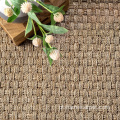Tapetes de área de fibra de ervas marinhas naturais para sala de estar